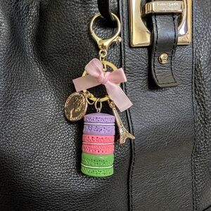 Paris Macaron Keychain Bag Charm